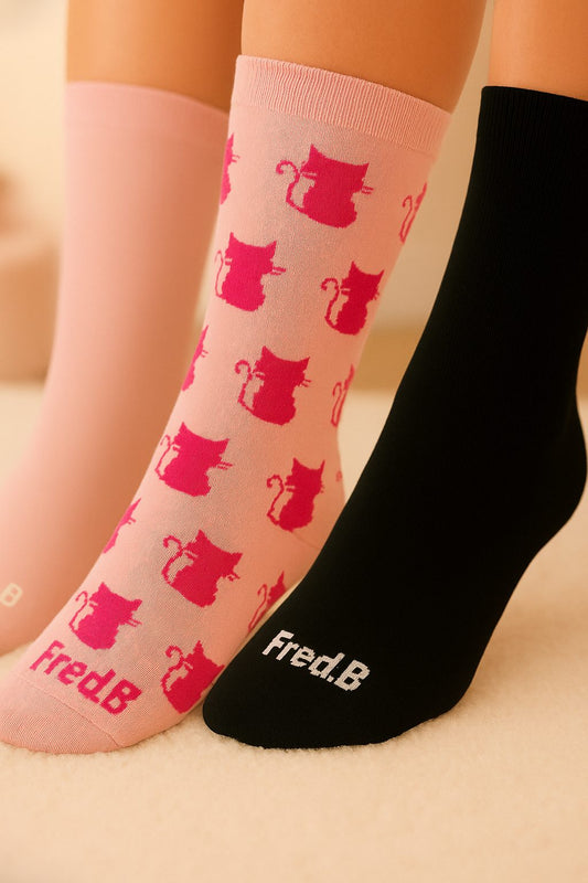OG set - 3 pairs of Fred.B dress socks.                     Socks Designed to Last. Built to Help.
