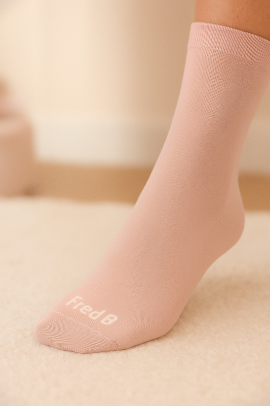Pink dress socks